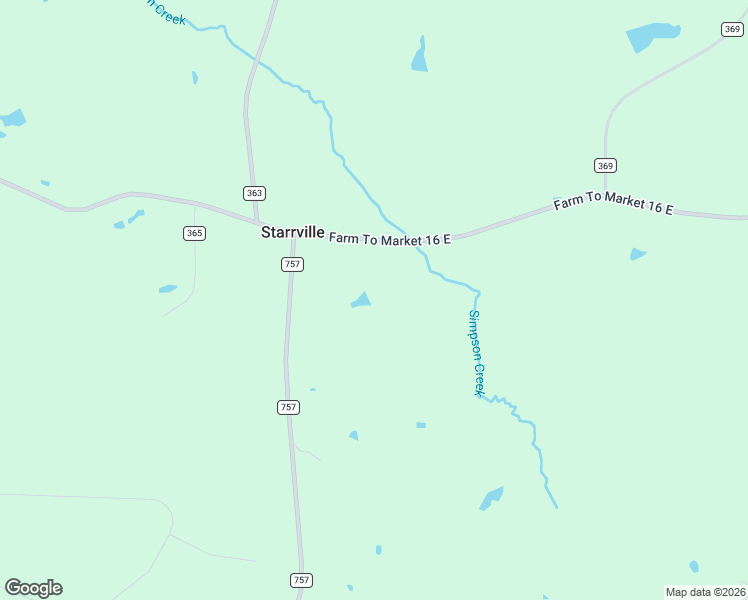 map of restaurants, bars, coffee shops, grocery stores, and more near 17498 Farm to Market 16 in Winona