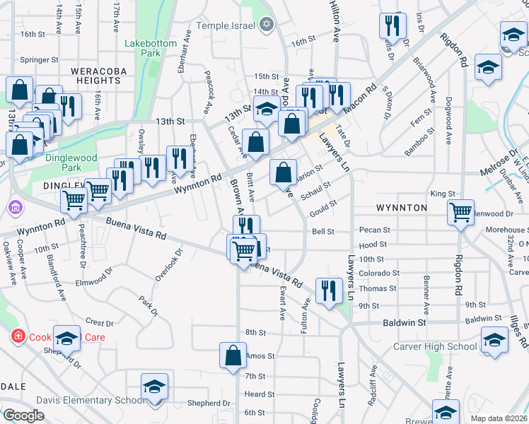 1103 Bryan Avenue Columbus Ga Walk Score