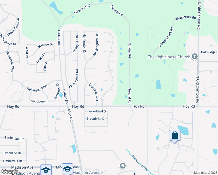map of restaurants, bars, coffee shops, grocery stores, and more near 107 Saint Regis Drive in Madison