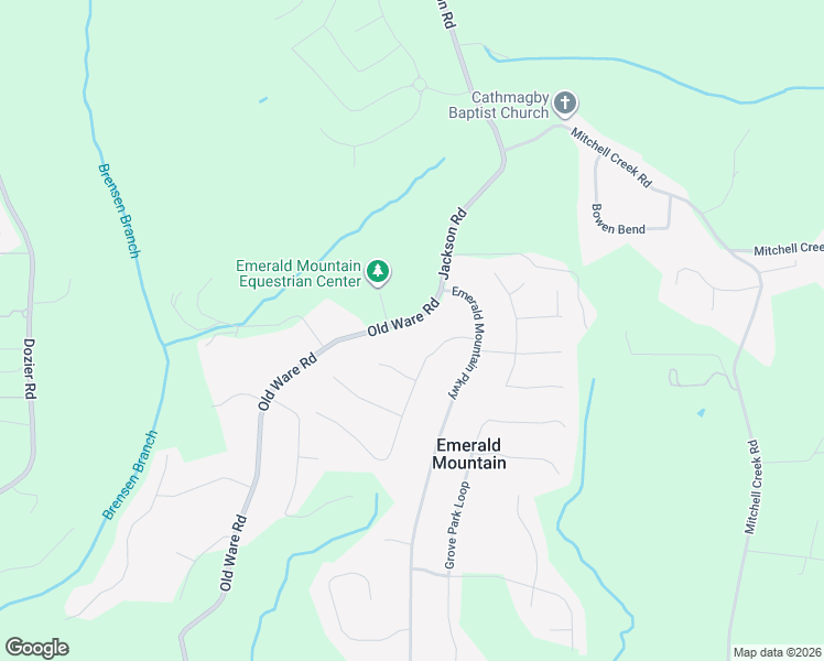 map of restaurants, bars, coffee shops, grocery stores, and more near 1600 Old Ware Rd in Wetumpka
