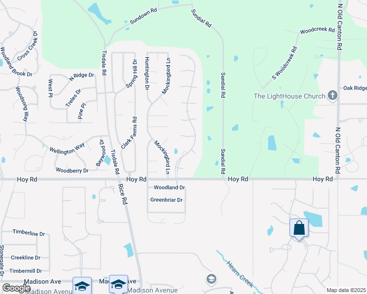 map of restaurants, bars, coffee shops, grocery stores, and more near 107 Saint Regis Drive in Madison