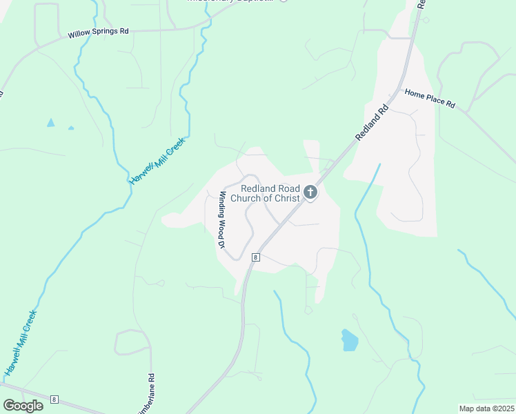 map of restaurants, bars, coffee shops, grocery stores, and more near 95 Winding Wood Drive in Wetumpka