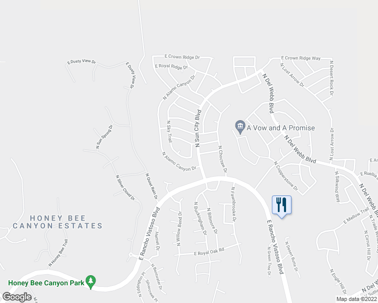 map of restaurants, bars, coffee shops, grocery stores, and more near 14365 North Coyote Canyon Lane in Oro Valley