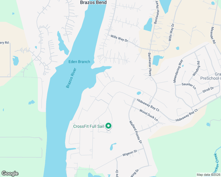 map of restaurants, bars, coffee shops, grocery stores, and more near 2005 West Emerald Bend Court in Granbury