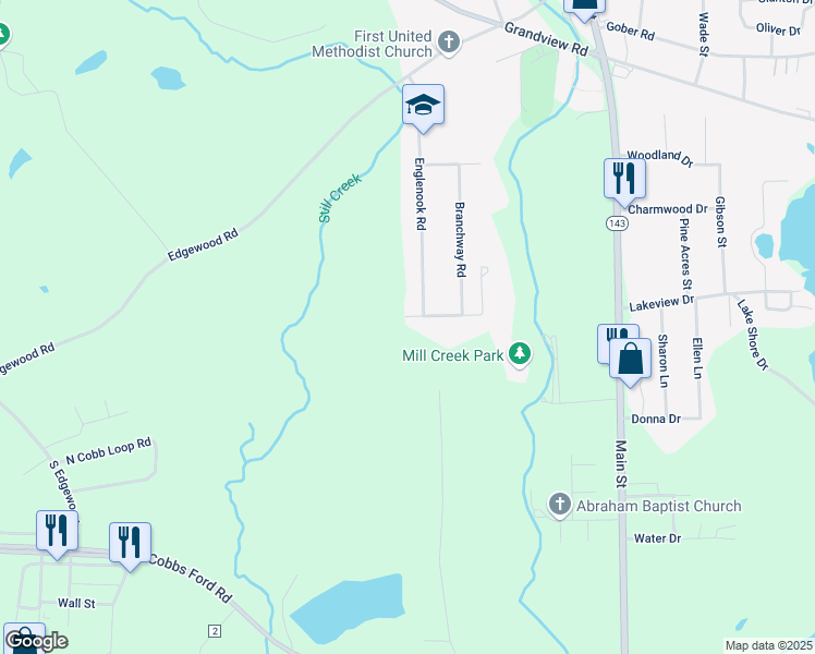 map of restaurants, bars, coffee shops, grocery stores, and more near 3150 Pinewood Lane in Millbrook