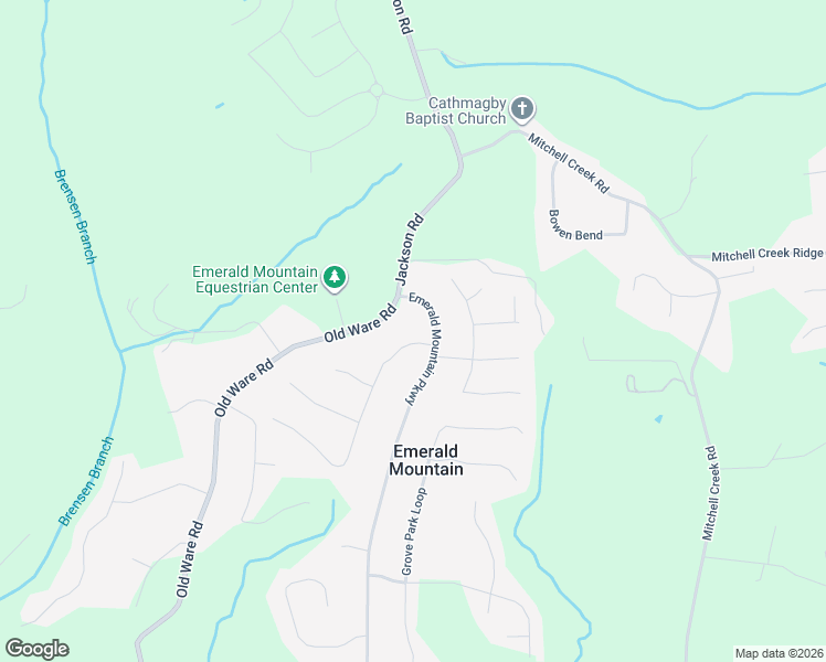 map of restaurants, bars, coffee shops, grocery stores, and more near 40 Hickory Place in Wetumpka