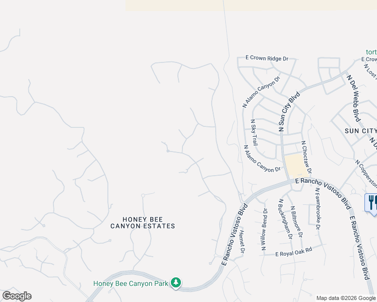 map of restaurants, bars, coffee shops, grocery stores, and more near 14410 North Sun Spring Drive in Oro Valley