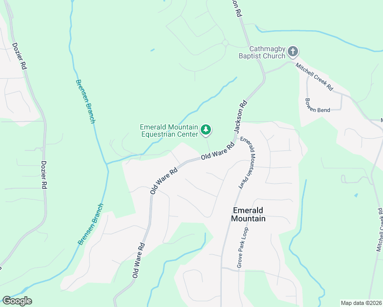 map of restaurants, bars, coffee shops, grocery stores, and more near 1437 Old Ware Road in Wetumpka