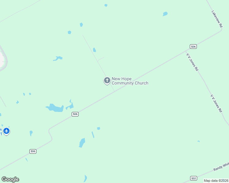 map of restaurants, bars, coffee shops, grocery stores, and more near County Road 506 in Venus