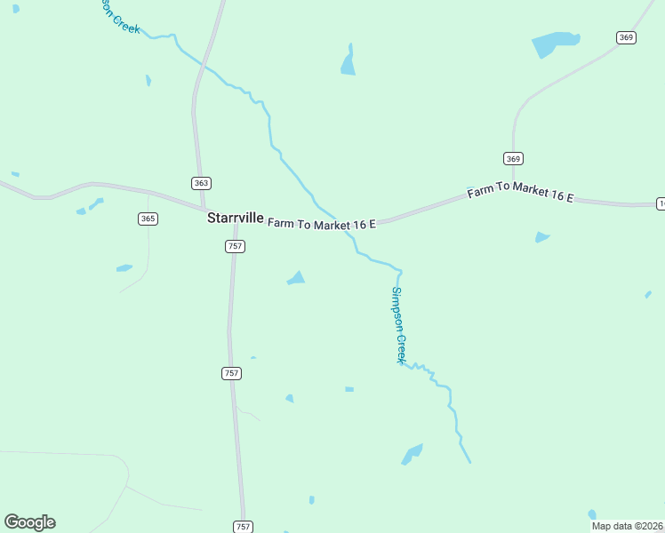 map of restaurants, bars, coffee shops, grocery stores, and more near 17498 Farm to Market 16 in Winona