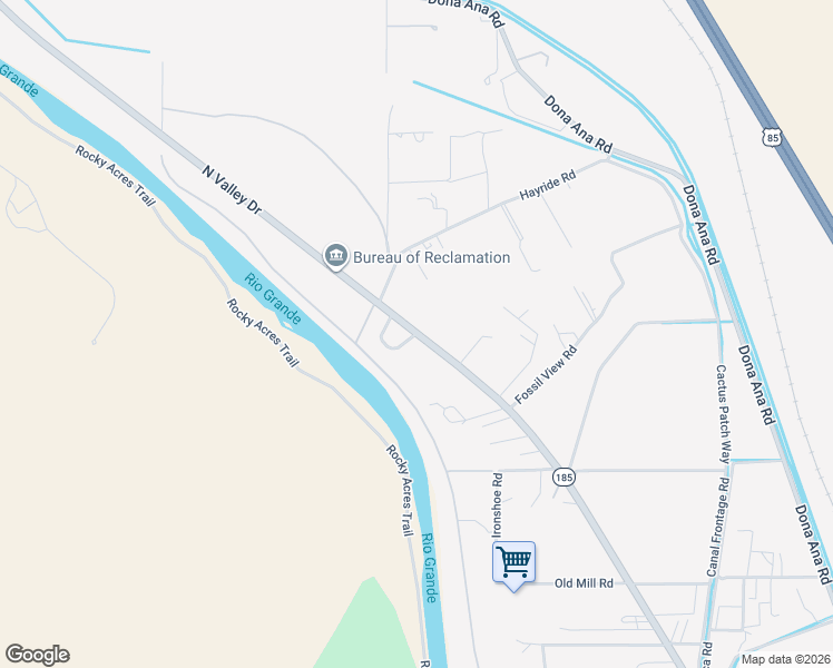 map of restaurants, bars, coffee shops, grocery stores, and more near 11000 Francis Way in Las Cruces