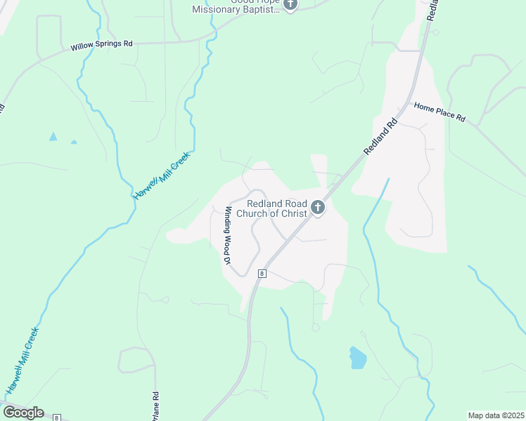 map of restaurants, bars, coffee shops, grocery stores, and more near 95 Winding Wood Drive in Wetumpka