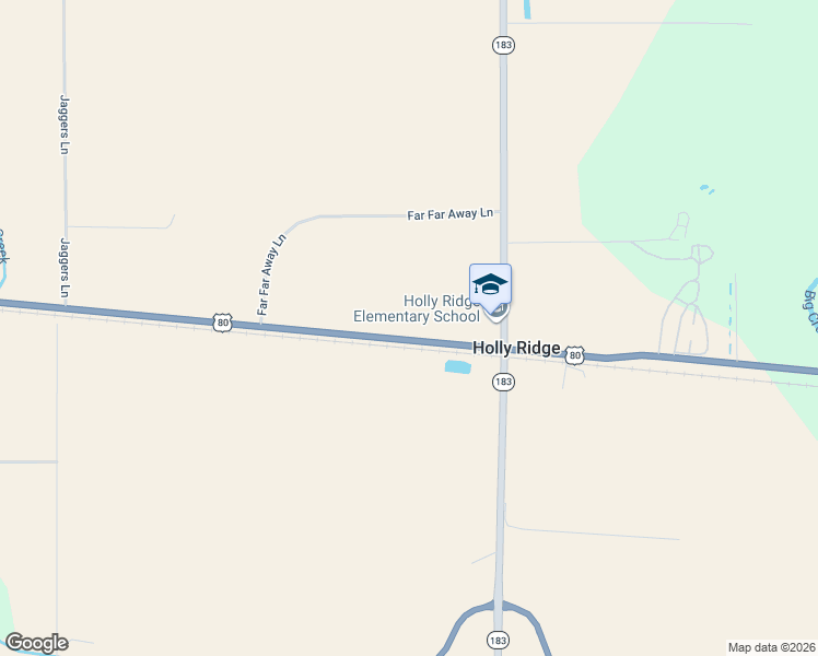 map of restaurants, bars, coffee shops, grocery stores, and more near 2408-2468 U.S. 80 in Rayville