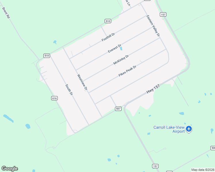map of restaurants, bars, coffee shops, grocery stores, and more near 11004 Pikes Peak Drive in Venus