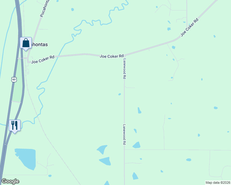 map of restaurants, bars, coffee shops, grocery stores, and more near 3281 Lanewood Road in Jackson