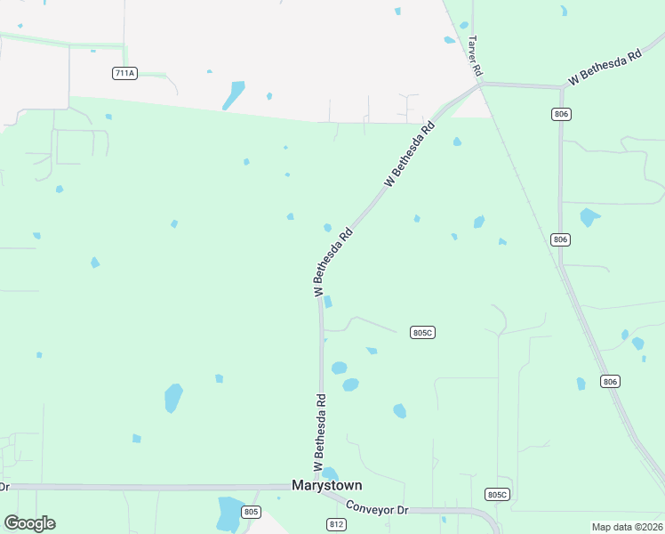 map of restaurants, bars, coffee shops, grocery stores, and more near 1901 West Bethesda Road in Burleson
