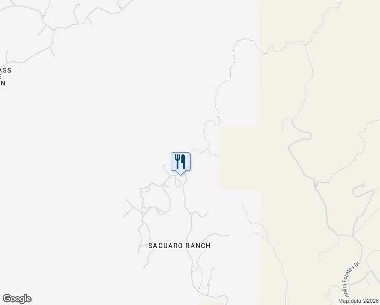 map of restaurants, bars, coffee shops, grocery stores, and more near 14454 Old Ranch House Road in Marana