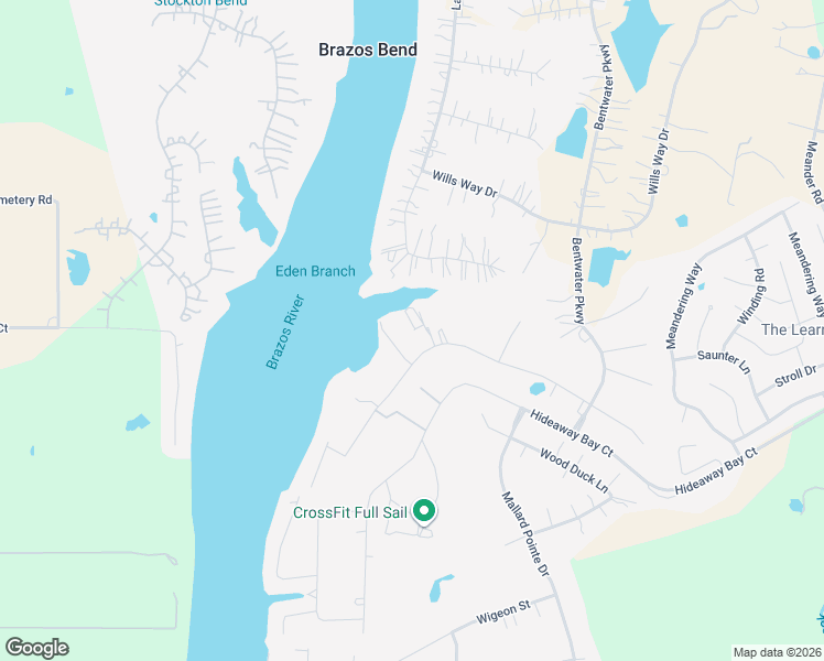 map of restaurants, bars, coffee shops, grocery stores, and more near 1916 West Emerald Bend Court in Granbury