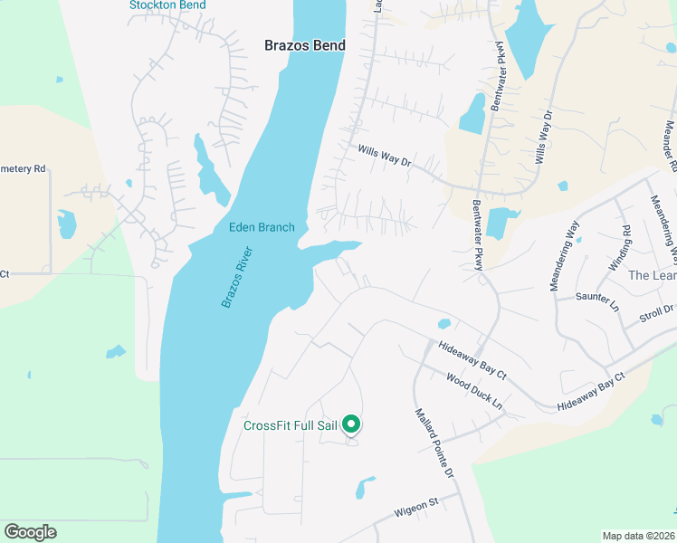 map of restaurants, bars, coffee shops, grocery stores, and more near 1916 West Emerald Bend Court in Granbury