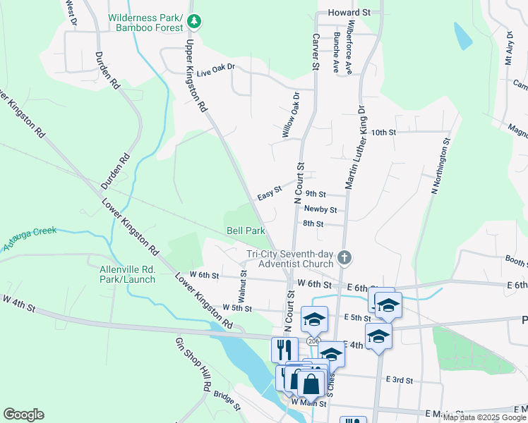 map of restaurants, bars, coffee shops, grocery stores, and more near 600-698 Easy Court in Prattville