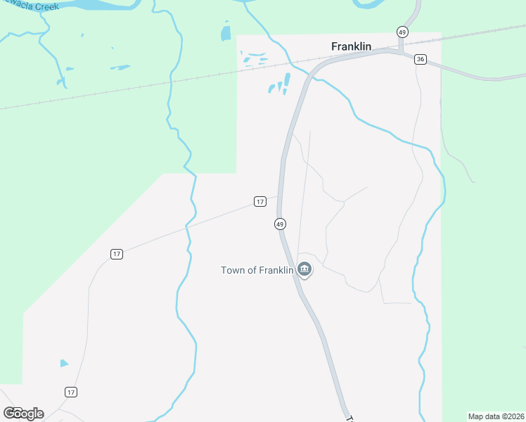 map of restaurants, bars, coffee shops, grocery stores, and more near 82 County Road 17 in Tuskegee