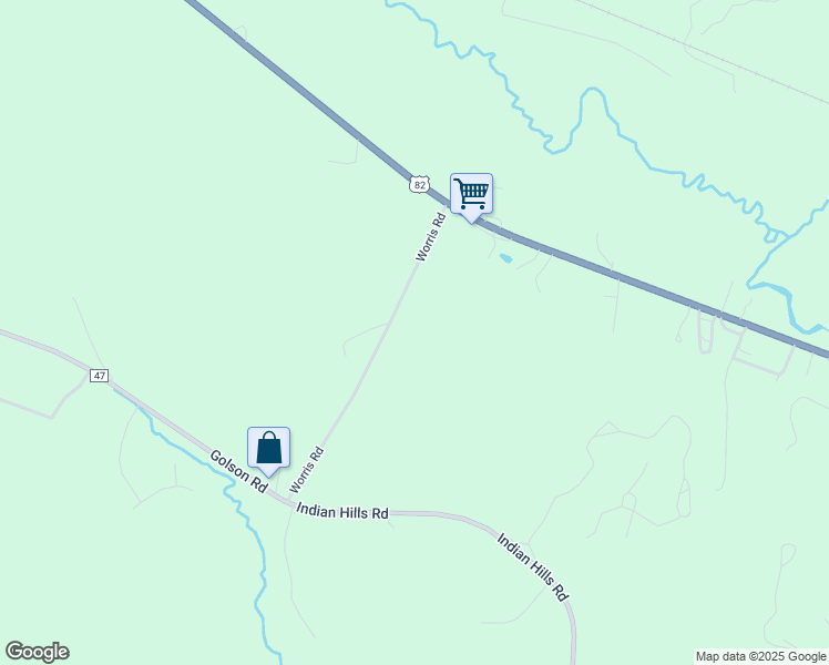 map of restaurants, bars, coffee shops, grocery stores, and more near Worris Road in Prattville