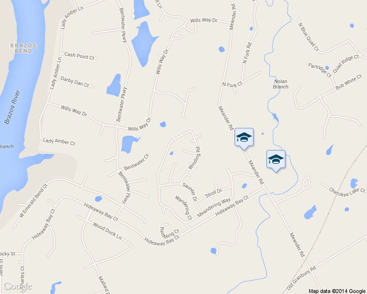 map of restaurants, bars, coffee shops, grocery stores, and more near 2703 Random Court in Granbury