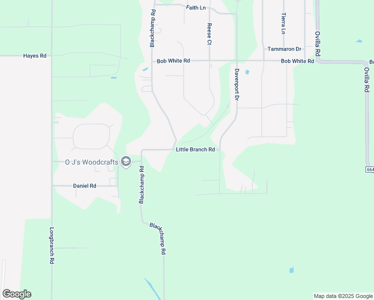 map of restaurants, bars, coffee shops, grocery stores, and more near 7620 Little Branch Road in Waxahachie