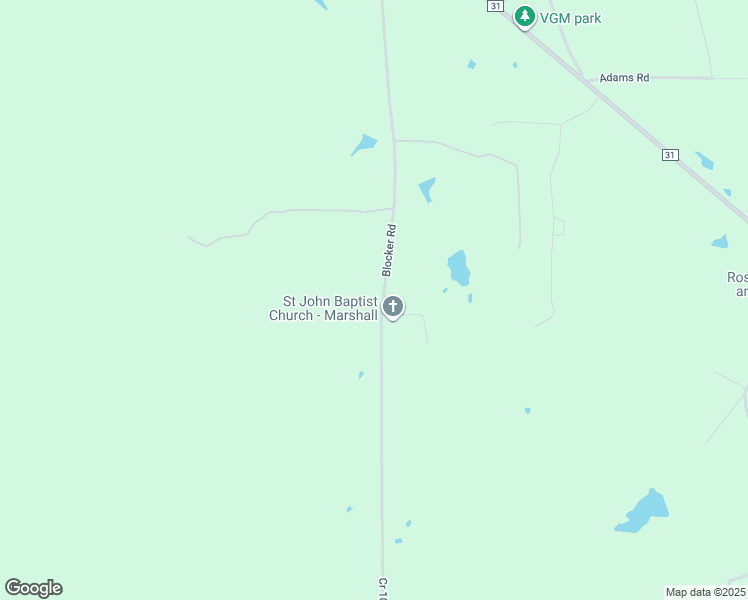 map of restaurants, bars, coffee shops, grocery stores, and more near 1088 Blocker Road in Marshall