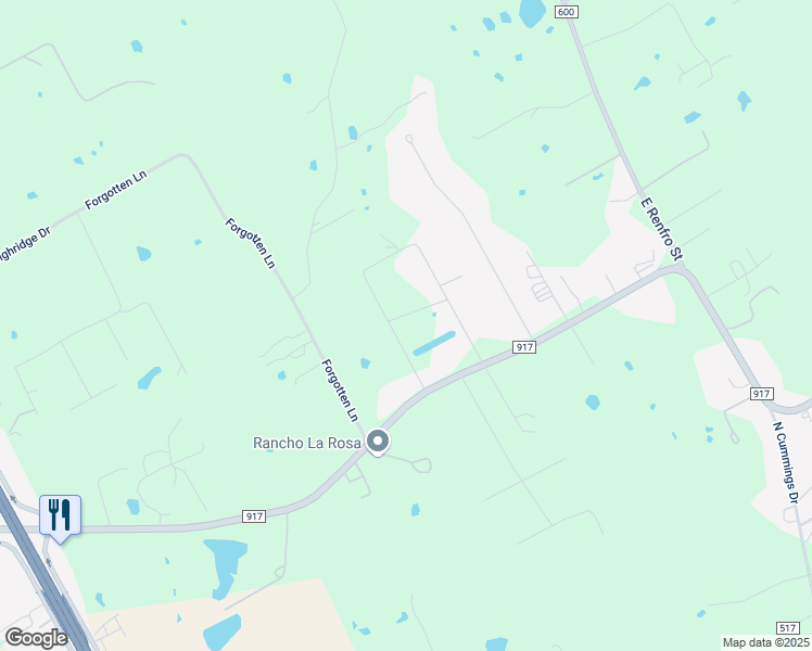map of restaurants, bars, coffee shops, grocery stores, and more near 7505 Cross Road in Alvarado