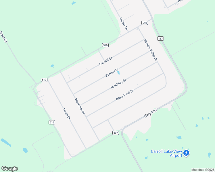 map of restaurants, bars, coffee shops, grocery stores, and more near 11016 Everest Drive in Venus
