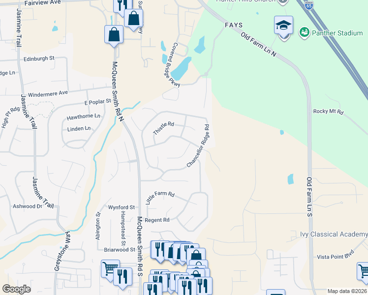map of restaurants, bars, coffee shops, grocery stores, and more near 787 Stapleford Trail in Prattville