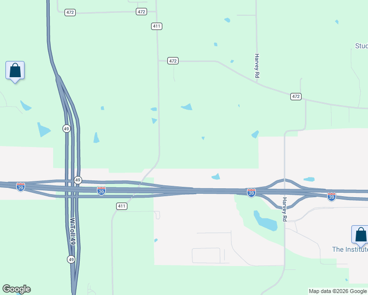 map of restaurants, bars, coffee shops, grocery stores, and more near 14110 County Road 411 in Tyler