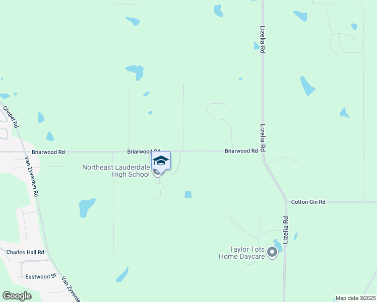 map of restaurants, bars, coffee shops, grocery stores, and more near 748 Briarwood Road in Meridian