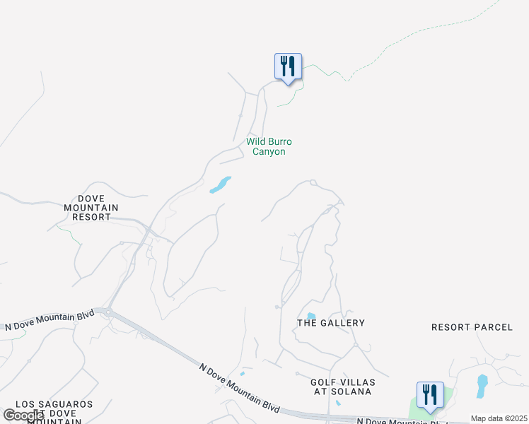 map of restaurants, bars, coffee shops, grocery stores, and more near 5823 West Sunset Gallery Place in Marana
