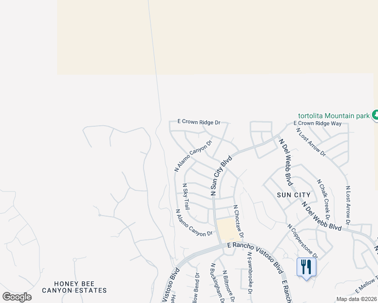 map of restaurants, bars, coffee shops, grocery stores, and more near 891 East Desert Glen Drive in Oro Valley