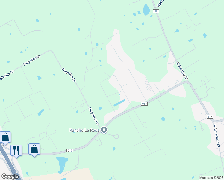 map of restaurants, bars, coffee shops, grocery stores, and more near 7505 Cross Road in Alvarado