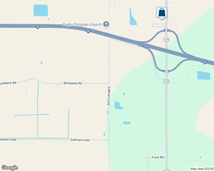 map of restaurants, bars, coffee shops, grocery stores, and more near 283 Brimberry Road in Rayville