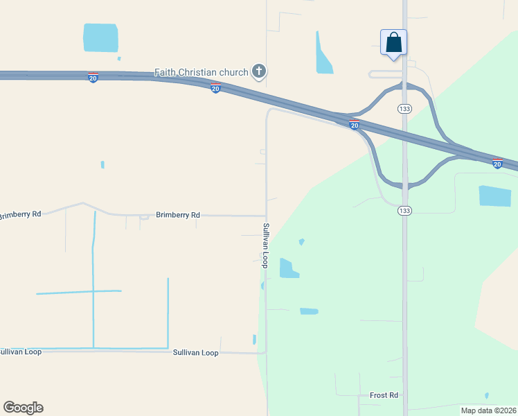 map of restaurants, bars, coffee shops, grocery stores, and more near 283-391 Brimberry Road in Rayville
