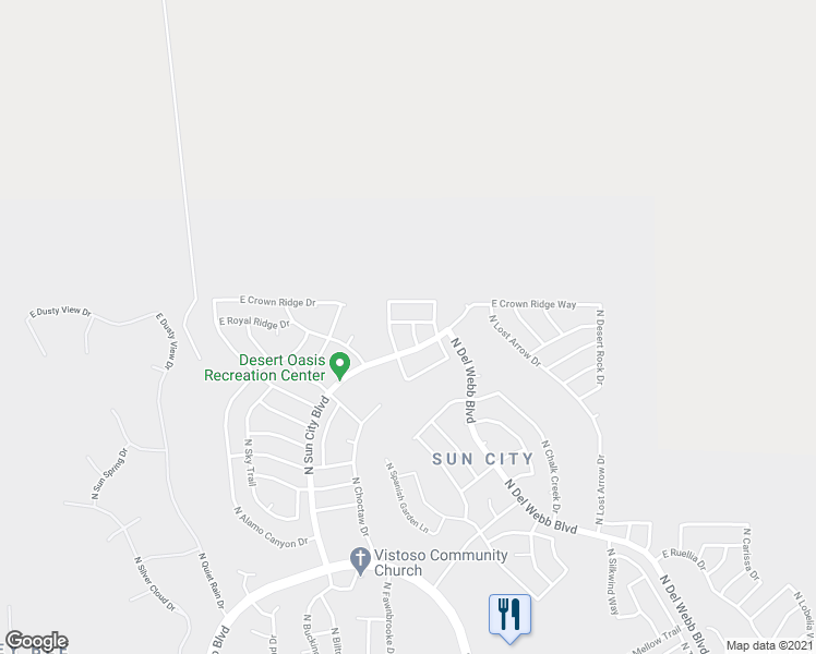 map of restaurants, bars, coffee shops, grocery stores, and more near 14745 North Palmwood Drive in Oro Valley