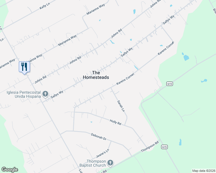 map of restaurants, bars, coffee shops, grocery stores, and more near 8937 Karens Corner in Alvarado
