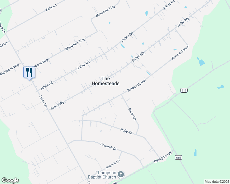 map of restaurants, bars, coffee shops, grocery stores, and more near 8937 Karens Corner in Alvarado