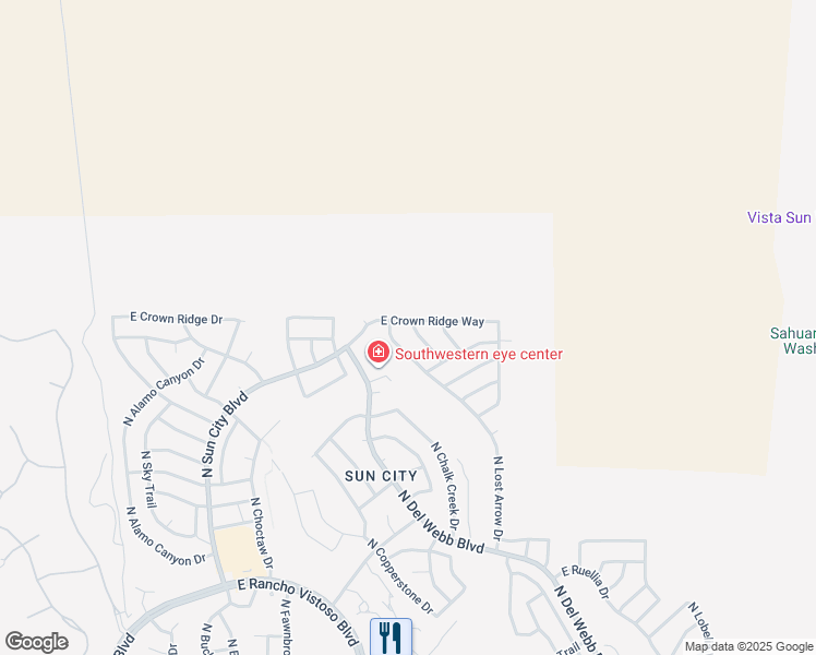 map of restaurants, bars, coffee shops, grocery stores, and more near 14741 North Silver Hawk Drive in Oro Valley