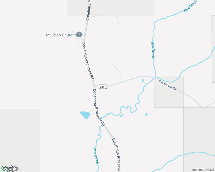 map of restaurants, bars, coffee shops, grocery stores, and more near 104 Will Brown Road in Conehatta