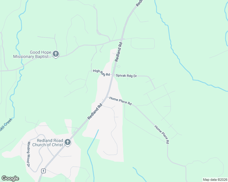 map of restaurants, bars, coffee shops, grocery stores, and more near 3053-3063 Redland Road in Wetumpka