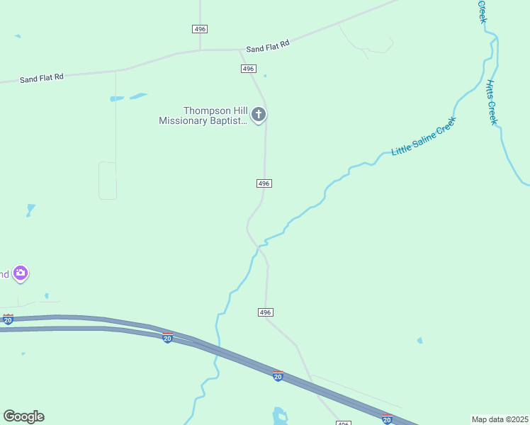 map of restaurants, bars, coffee shops, grocery stores, and more near 14502 County Road 496 in Tyler