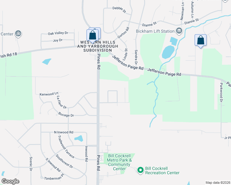 map of restaurants, bars, coffee shops, grocery stores, and more near 300 Medallion Circle in Shreveport