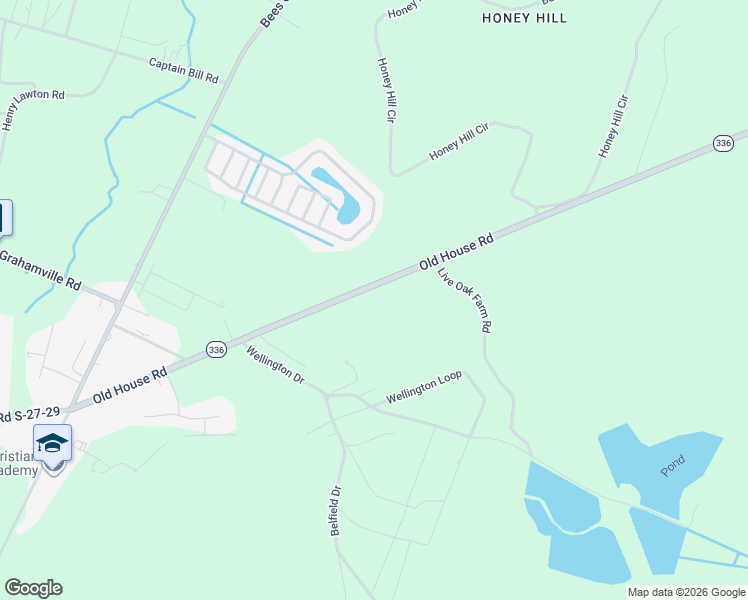 map of restaurants, bars, coffee shops, grocery stores, and more near 830 Old House Road in Ridgeland