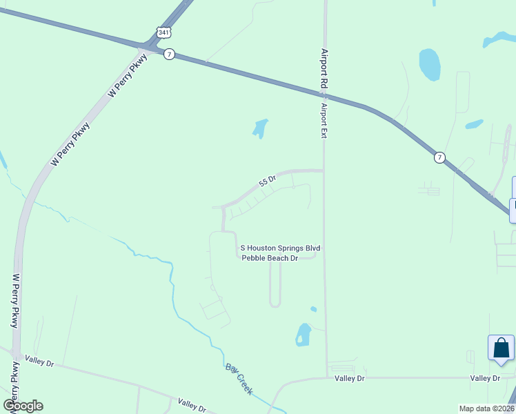 map of restaurants, bars, coffee shops, grocery stores, and more near 1501 Quail Run Lane in Perry