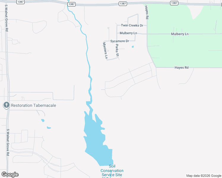 map of restaurants, bars, coffee shops, grocery stores, and more near 255 Masters Lane in Midlothian